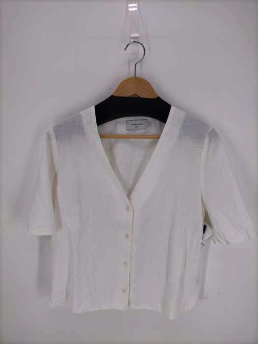 THINKING MU（シンキングムー） WHITE HEMP LIBELULA BLOUSE レディース トップス