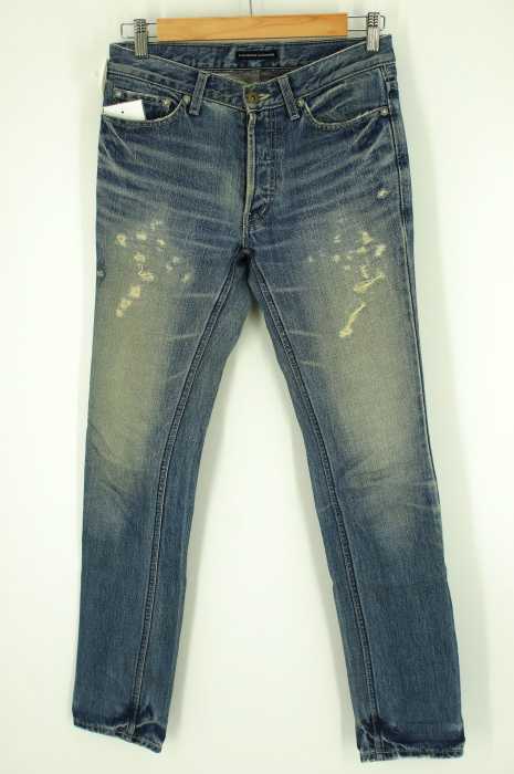 LOUNGE LIZARD(ラウンジリザード) USED加工スリムデニムパンツ メンズ パンツ
