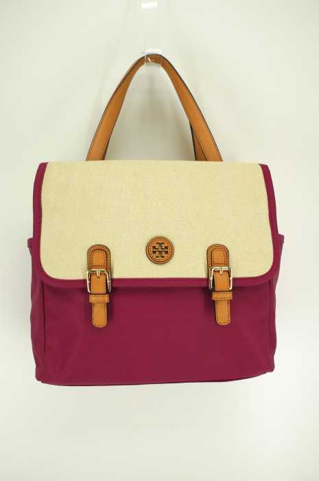 TORY BURCH （トリーバーチ） レザー切り替えトートバッグ レディース ファッション雑貨