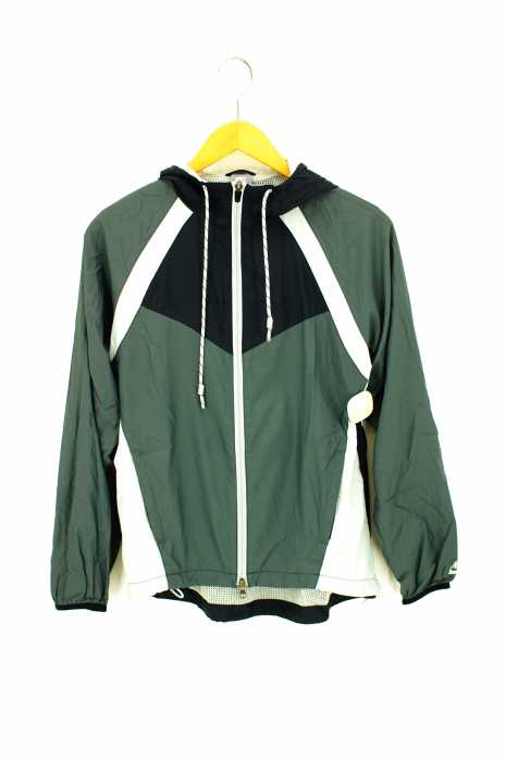 NIKE (ナイキ) 切替ナイロンパーカー レディース トップス
