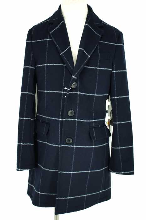 VANQUISH (ヴァンキッシュ) 16AW ウィンドペンチェックシングルメルトンチェスターコート メンズ アウター
