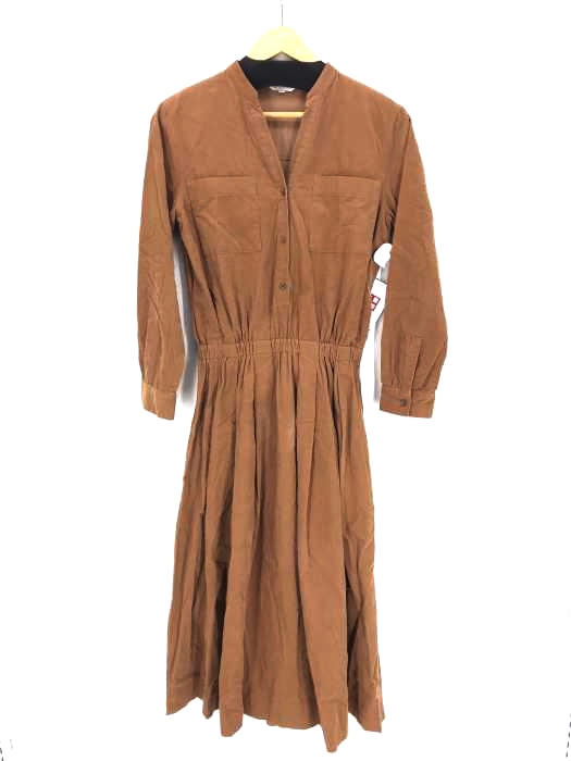 PLST（プラステ） 18AW コーデュロイシャツワンピース レディース ワンピース