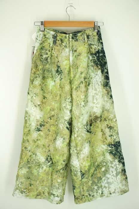 KBF （ケイビーエフ） 16SS　プリントレースWIDEパンツ レディース パンツ