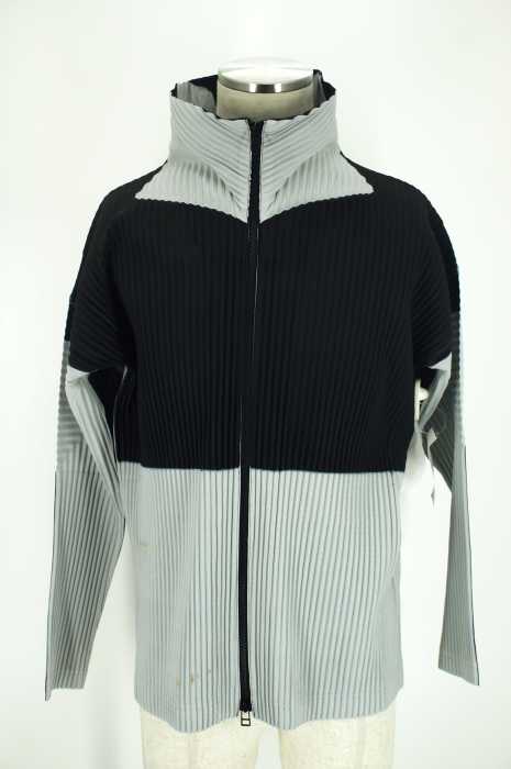 HOMME PLISSE ISSEY MIYAKE　（オム プリッセ イッセイ ミヤケ）	 2014　プリーツカット　バイカラー メンズ トップス