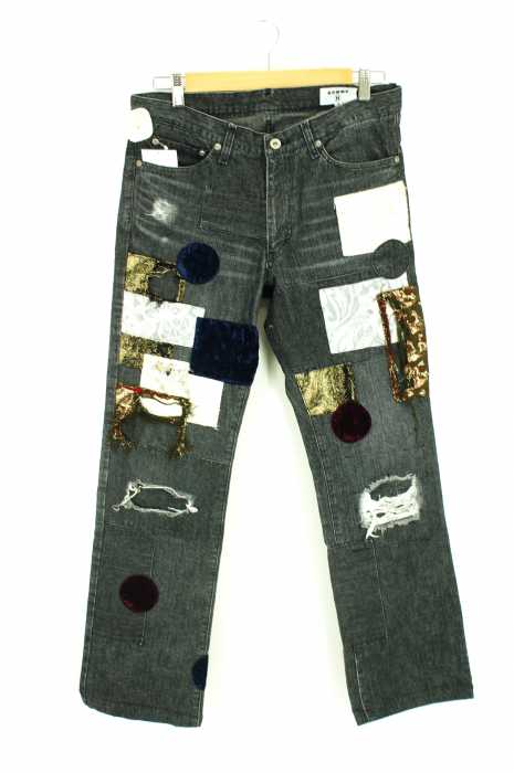 GOMME HOMME （ゴムオム） パッチワーク メンズ パンツ