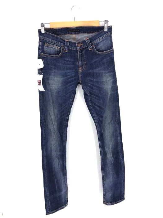 Nudie Jeans(ヌーディージーンズ) Tight Long John Org Grey Blues スキニーデニムパンツ メンズ パンツ