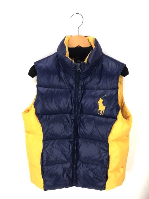 Polo by RALPH LAUREN(ポロバイラルフローレン) ビックポニー刺繍 ナイロンダウンベスト キッズ メンズ アウター