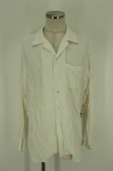 ALLEGE (アレッジ) RAYON OPEN COLLAR SHIRT レーヨンオープンカラーシャツ メンズ トップス