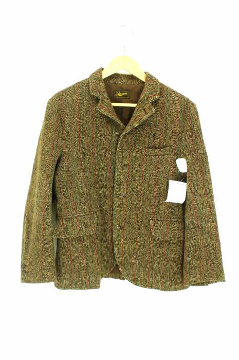 STEVENSON OVERALL CO.（スティーブンソンオーバーオール） 4Bウール混テーラードジャケット メンズ アウター