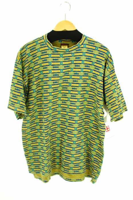 GRAMICCI (グラミチ) 総柄クルーネックTシャツ メンズ トップス