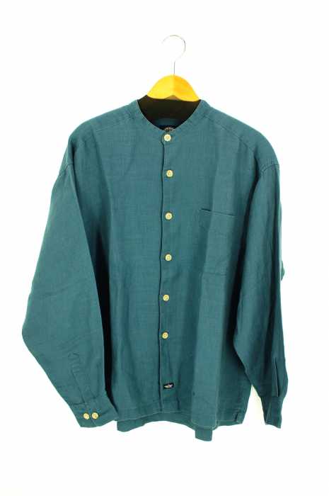 DOCKERS（ドッカーズ） リネン混スタンドカラーシャツ メンズ トップス