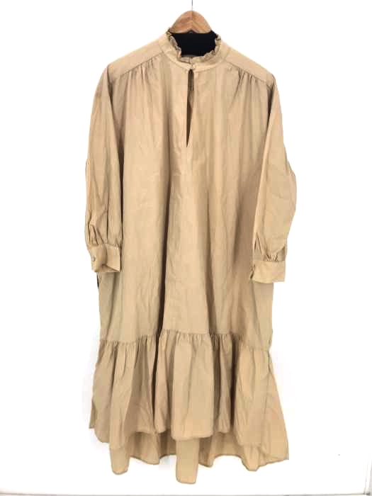 ZARA（ザラ） RUFFLED POPLIN DRESSフリルブラウスワンピース レディース ワンピース