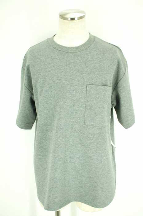MUJI （無印良品） 胸ポケット付き半袖Tシャツ　スウェット地 メンズ トップス