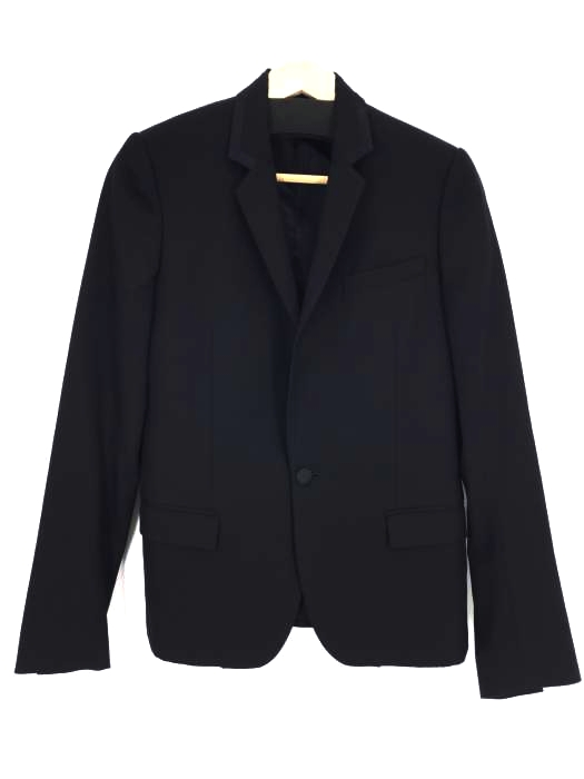 Dior HOMME（ディオールオム） 08AW サテン切替ノッチドラペルジャケット メンズ アウター