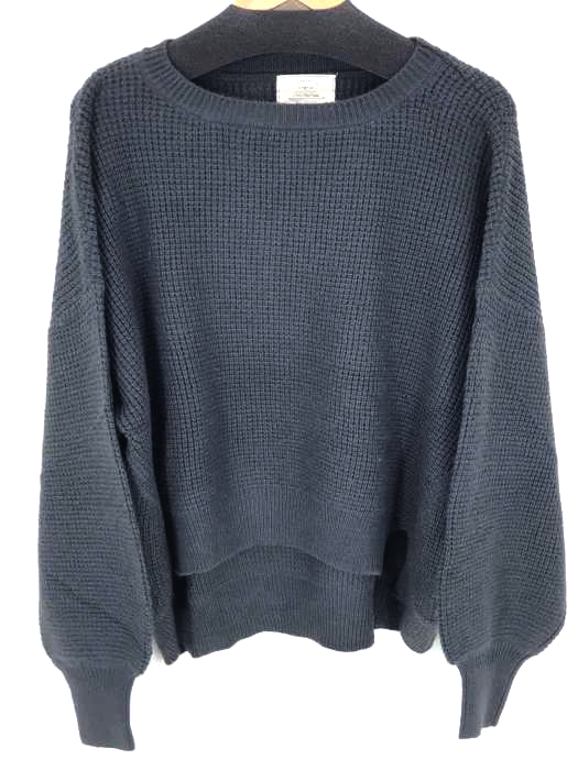 Ungrid(アングリッド) 畦ワッフルクルーネックニット レディース トップス