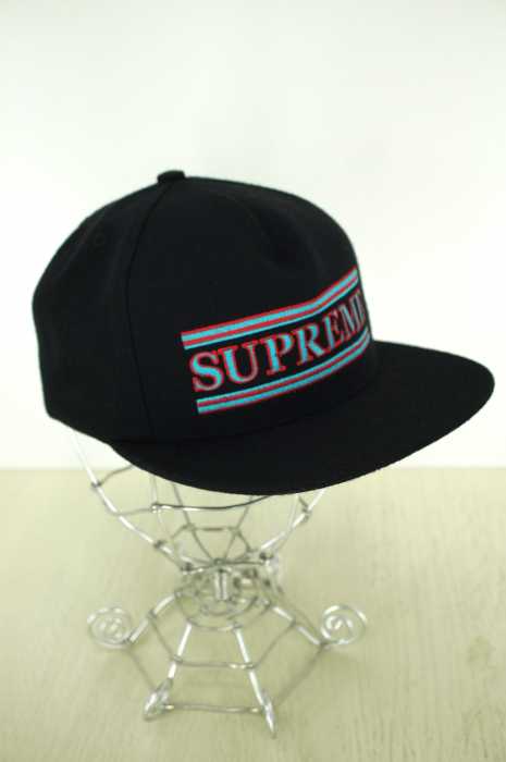 Supreme (シュプリーム) 16AW STRIPED 5 PANEL キャップ メンズ 帽子