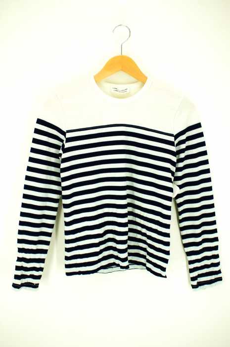 COMME des GARCONS （コムデギャルソン） ボーダーニットカットソー レディース トップス