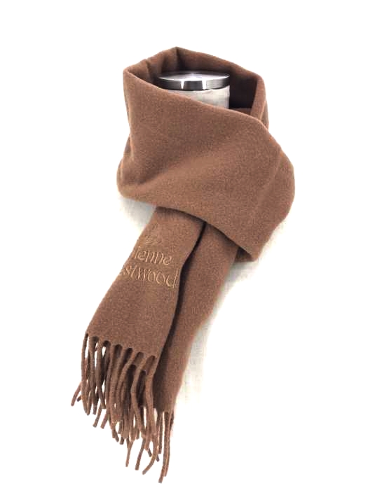 Vivienne Westwood Accessories（ヴィヴィアンウエストウッド アクセサリー） オーブロゴ ウール羊毛マフラー レディース ファッション雑貨