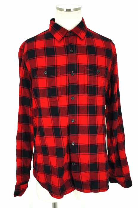Gap (ギャップ) チェック柄ボタンシャツ メンズ トップス