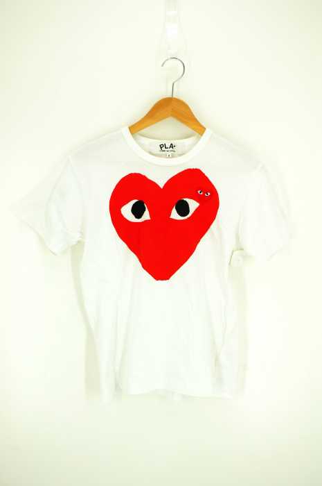 PLAY COMME des GARCONS (プレイコムデギャルソン) 刺繍ロゴ入りクルーネックカットソー メンズ トップス
