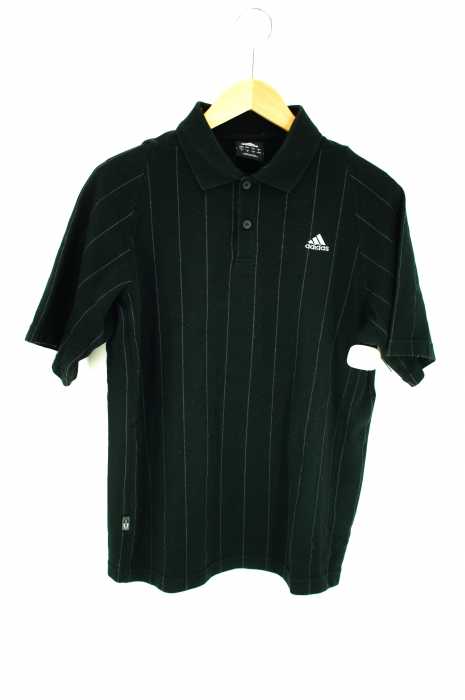 adidas (アディダス) ストライプポロシャツ メンズ トップス