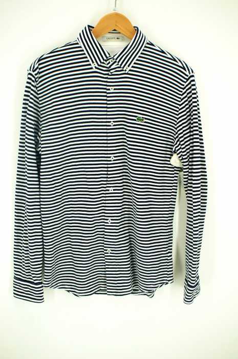 LACOSTE (ラコステ) ボーダーパイルBDシャツ メンズ トップス