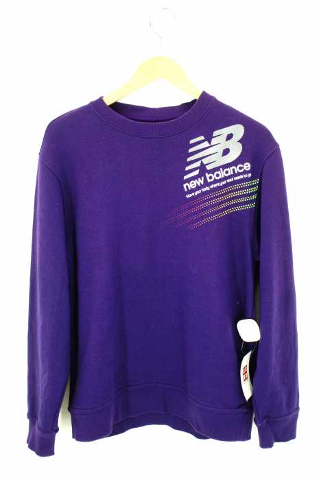 NEW BALANCE （ニューバランス） ロゴプリントプルオーバー メンズ トップス