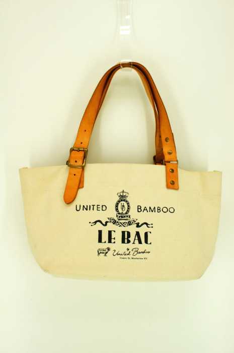 united bamboo （ユナイテッドバンブー） レザー使いキャンバストートバッグ レディース バッグ