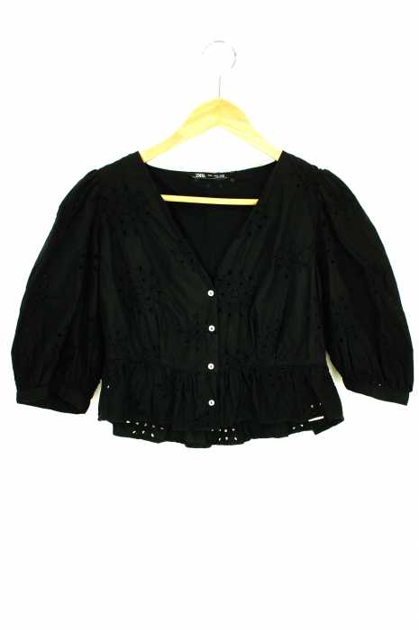 ZARA（ザラ） コットンブラウス レディース トップス