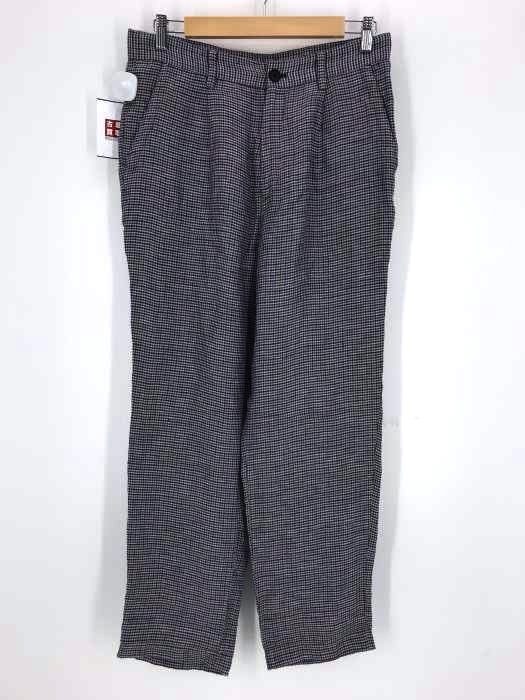relume JOURNAL STANDARD(レリューム ジャーナルスタンダード) チェック柄リネンパンツ 麻混 メンズ パンツ