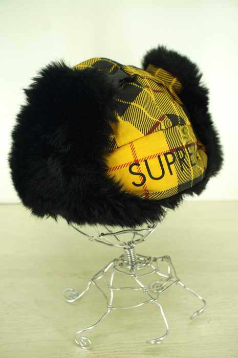 Supreme シュプリーム チェック柄 Trooper Cap トゥルーパー ハット キャップ メンズ ファッション雑貨 ブランド古着買取販売バズストア
