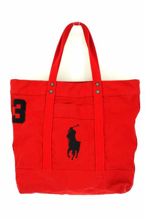 POLO RALPH LAUREN （ポロラルフローレン） キャンバストート　ビッグポニー刺繍　ナンバリング レディース バッグ