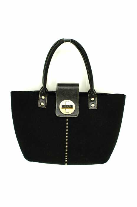 kate spade NEW YORK(ケイトスペードニューヨーク) レザーハンドル ウールトートバッグ レディース バッグ