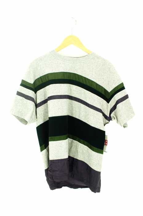 kolor BEACON（カラー ビーコン） 16SS T/C 40パイルボーダー切替TEE メンズ トップス
