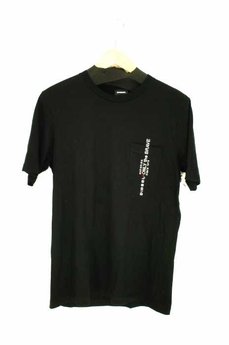 DIESEL (ディーゼル) 刺繍ポケットTシャツ メンズ トップス