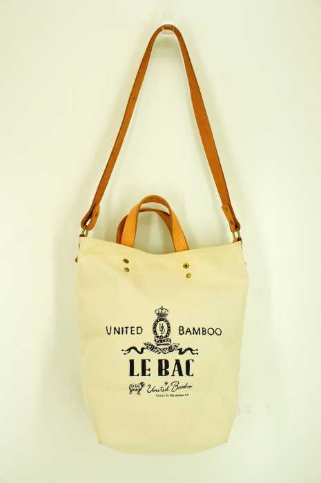 united bamboo （ユナイテッドバンブー） レザー使いキャンバストートバッグ レディース バッグ
