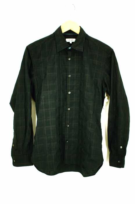 LANVIN (ランバン) チェック柄長袖シャツ メンズ トップス