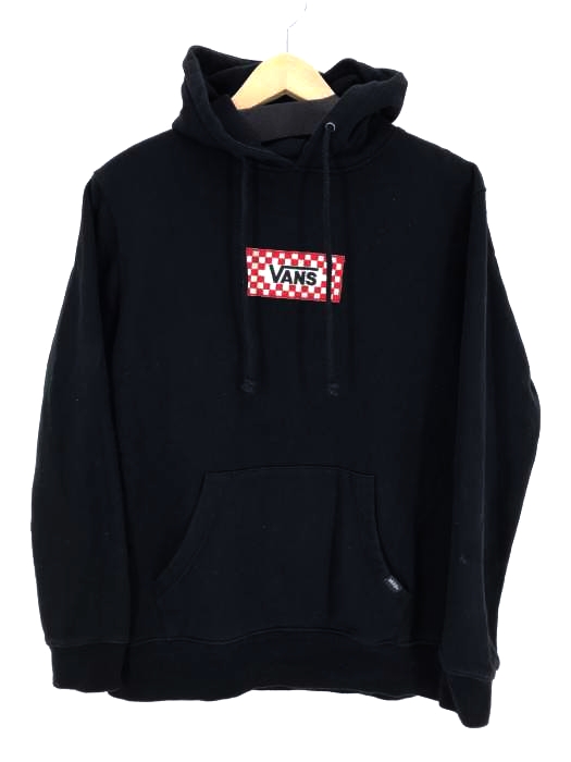 VANS(バンズ) プルオーバーパーカー ロゴ ブラック レディース トップス