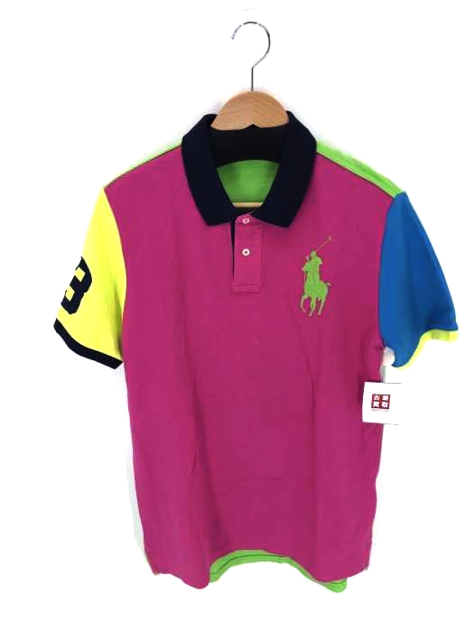 Polo by RALPH LAUREN（ポロバイラルフローレン） クレイジーパターン ビッグポニー ポロシャツ メンズ トップス