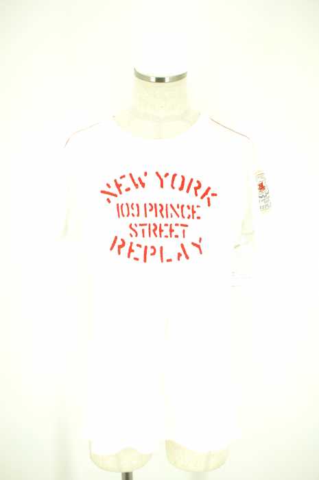 WE ARE REPLAY （） プリント半袖Tシャツ メンズ トップス