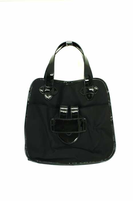 Tila March Paris（ティラマーチ） ZELIG TOTE L NYLON エナメル切替ナイロンバッグ レディース バッグ