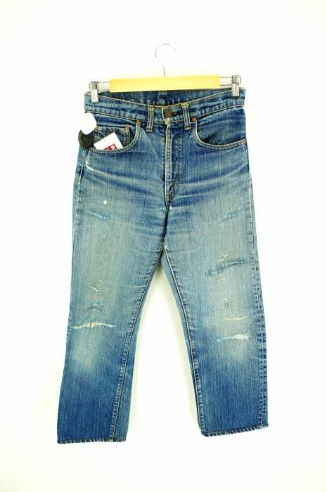 Levi's (リーバイス) 505 USED加工 刻印5 タロン42ジッパー メンズ パンツ