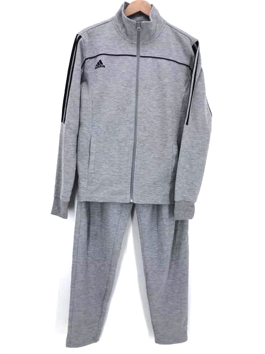 adidas（アディダス） 3本ライン ジップアップジャージセットアップ メンズ セットアップ