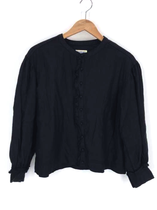 BEAMS BOY（ビームスボーイ） リネンファーマー7分袖シャツ レディース トップス