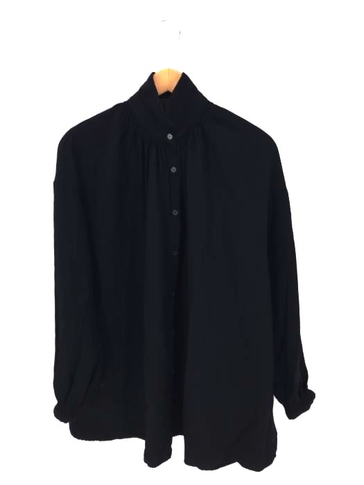 merlot IKYU（メルロー） オーバーサイズギャザーシャツ レディース トップス