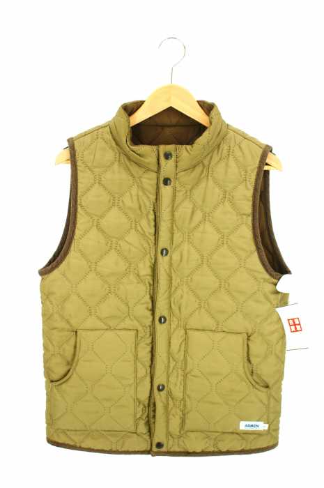 Armen アーメン リバーシブル キルティング フリース ベスト レディース トップス ブランド古着買取販売バズストア