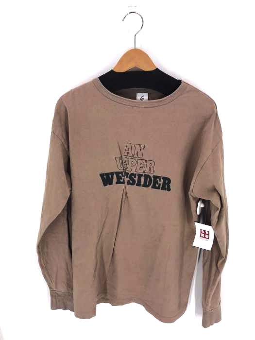 6 BEAUTY & YOUTH UNITED ARROWS（ロクビューティーアンドユースユナイテッドアローズ） LOGO PRINT LONG SLEEVE T-SHIRT レディース トップス