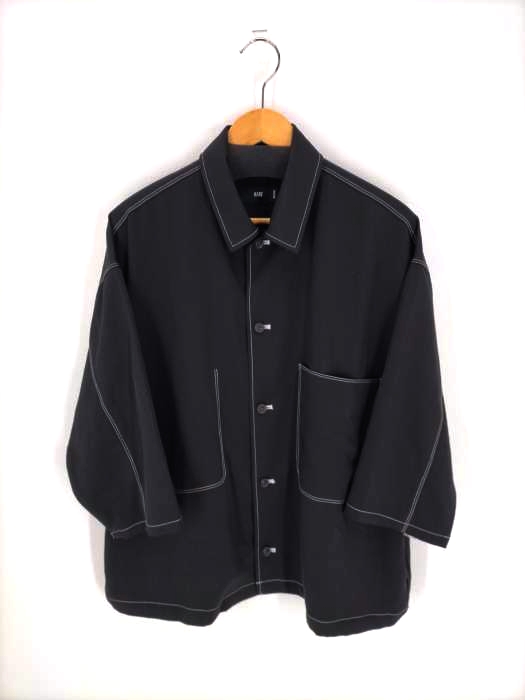 HARE（ハレ） BIGステッチ8分袖シャツ メンズ トップス