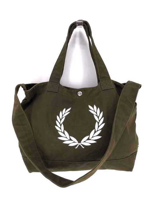 FRED PERRY（フレッドペリー） 2WAYロゴ刺繍トートバッグ メンズ