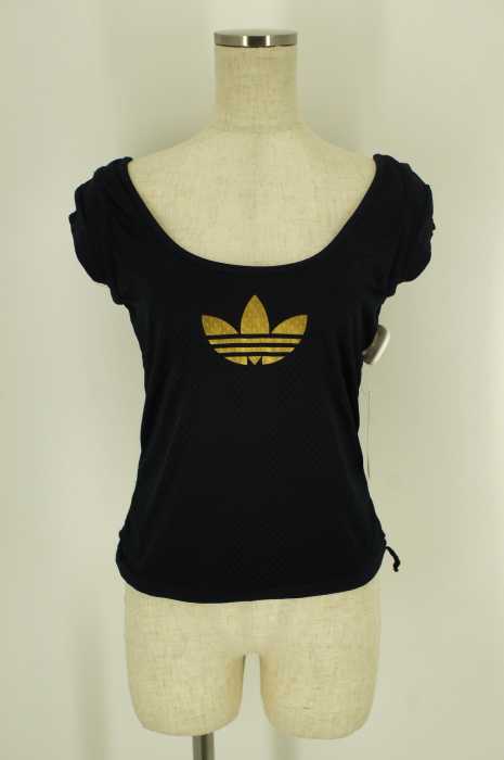 adidas (アディダス) ノースリブロゴ入りメッシュトップス レディース トップス
